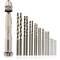 Mini Steel Hand Drill and Bits Set for DIY Jewelry, Crafts (26 Pieces)